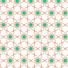 Lace floral colorful ethnic ornament pattern flower N3