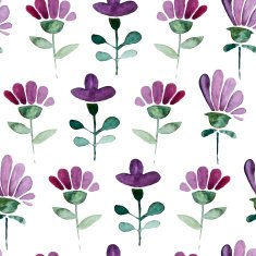 Watercolor seamless pattern N24