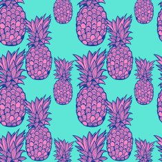 Pineapple pattern - vector