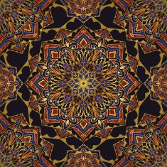 Rich dark medieval ornament