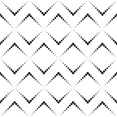 Black and white geometric seamless pattern with circle N5