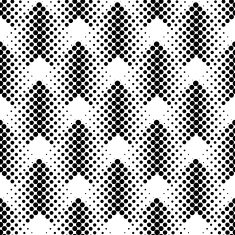 Black and white geometric seamless pattern with circle N7