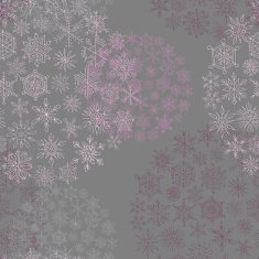 grey background christmas balls from snowflakes