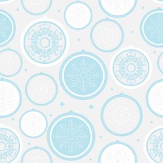 Abstract Christmas and New Year Seamless Pattern Background Vec