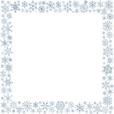 Frame from snowflakes N3