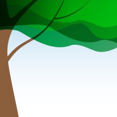 Beautuful Tree Background Vector Illustration N2