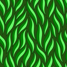 abstract two-tone green leaves