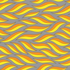 abstract two-tone gray yellow leaves N2