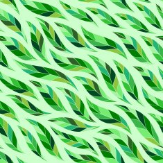 green abstract colorful leaves
