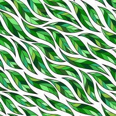green abstract colorful leaves N3