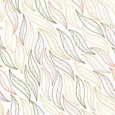autumn colorful leaves vector