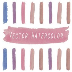 Light pink blue vintage banner