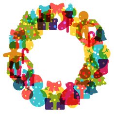 Merry Christmas and Happy New Year invitation card N5