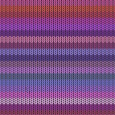 Knitted striped seamless multicolor pattern &ndash; Illustration
