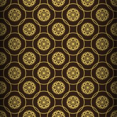 Thai art pattern vector N4