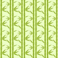 Bamboo Pattern Tropical seamless nature Vector N2
