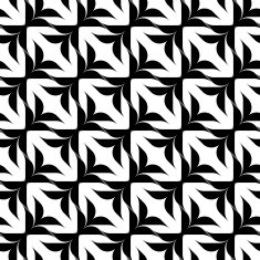 Black and white seamless pattern abstract background N20
