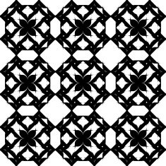 Black and white seamless pattern abstract background N21