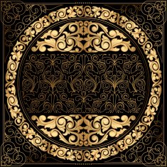 Golden decorative design N4