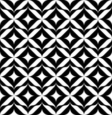Black and white seamless pattern abstract background N22