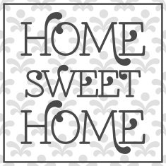 I love my Home lettering in frame on seamless background