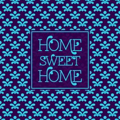 I love my Home lettering in frame on seamless background N2
