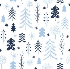 Seamless Christmas pattern N40