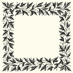 vector floral frame N18