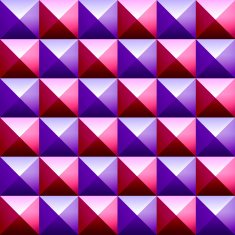 Colorful pyramids seamless vetor pattern N2