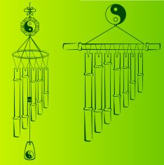 Wind Chimes Design element N2