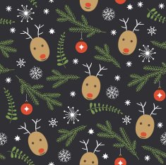 Seamless Christmas pattern N42