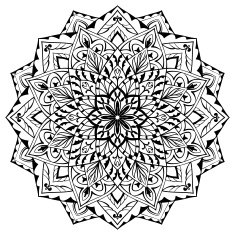 Oriental decorative element N2