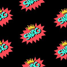 Seamless pattern comics boom design vector illustration N5
