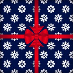 Christmas pattern with snowflakes vector