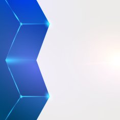 Blue hexagons abstract background N2