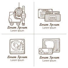 Retro 80s logos N2