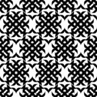Black and white seamless pattern abstract background N25