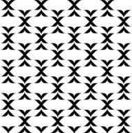 Black and white geometric seamless pattern abstract background N6