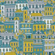 Road to Autumn - seamless pattern N3