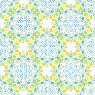 Seamless mandala pattern in moroccan arabic style