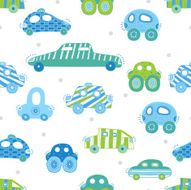 Seamless car pattern N13