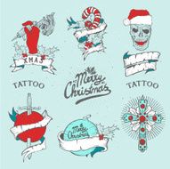christmas tattoo set N3