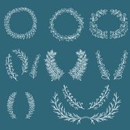 branch ornament vector illustration