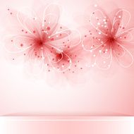 Vector background with flowers N5