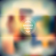 Abstract colorful blurred background