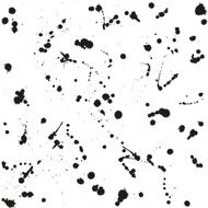 Seamless vector pattern of ink blots