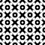 Black and white seamless pattern abstract background N30