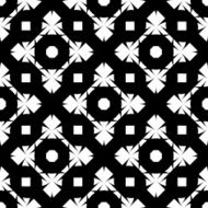 Black and white seamless pattern abstract background N31