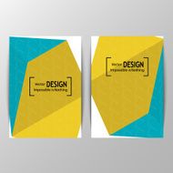 Flyer or Cover Template Design Vector