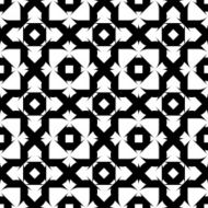 Black and white seamless pattern abstract background N33